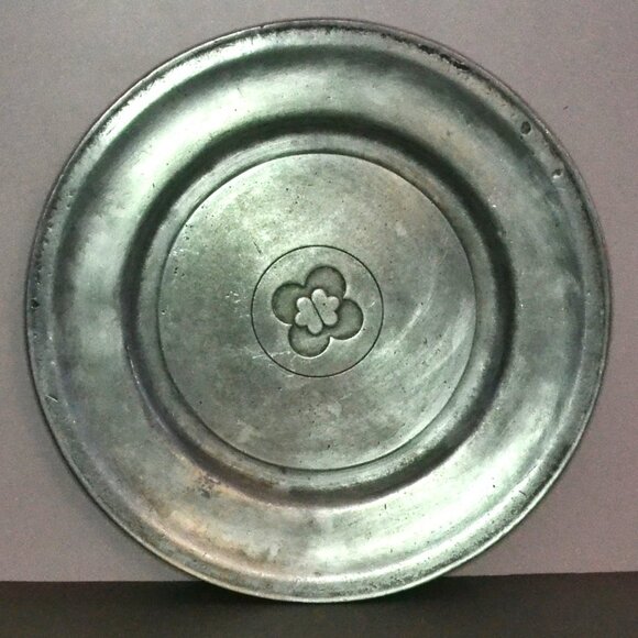 Vintage MCM RWP Pewter Charger Room Decor Accent USA Made - Picture 2 of 6